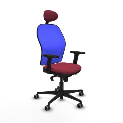 Chaise de Bureau Piqueras y Crespo 2D036G1 Bordeaux