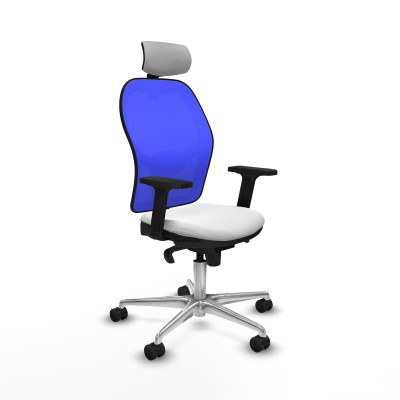 Chaise de Bureau Piqueras y Crespo 2D086N2 Blanc
