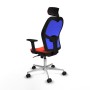 Chaise de Bureau Piqueras y Crespo 2D086N2 Orange Foncé