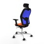 Chaise de Bureau Piqueras y Crespo 2D086N2 Orange
