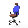 Chaise de Bureau Piqueras y Crespo 2D036G2 Bleu Marron