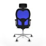 Chaise de Bureau Piqueras y Crespo 2D086G2 Bleu Vert pétrole
