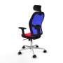 Chaise de Bureau Piqueras y Crespo 2D086N2 Rouge