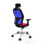 Chaise de Bureau Piqueras y Crespo 2D086N2 Rouge