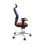 Chaise de Bureau Piqueras y Crespo 2D086G2 Bleu Marron