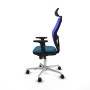 Chaise de Bureau Piqueras y Crespo 2D086N2 Bleu Vert pétrole