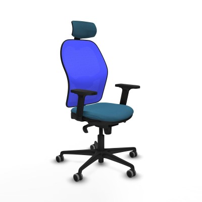 Chaise de Bureau Piqueras y Crespo 2D036G2 Bleu Vert pétrole