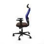 Chaise de Bureau Piqueras y Crespo 2D036N2 Bleu Brun foncé