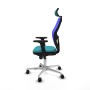 Chaise de Bureau Piqueras y Crespo 2D086N2 Turquoise