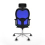 Chaise de Bureau Piqueras y Crespo 2D086N2 Turquoise