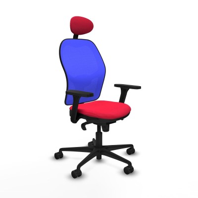 Chaise de Bureau Piqueras y Crespo 3D036N1 Rouge
