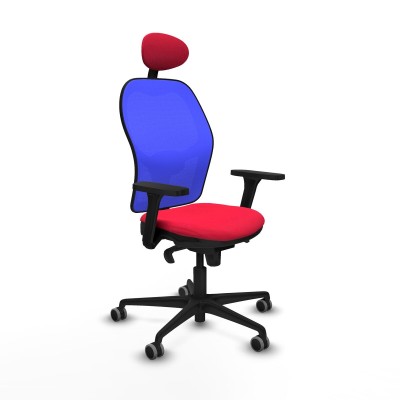 Chaise de Bureau Piqueras y Crespo 3D036G1 Rouge