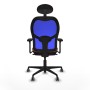 Chaise de Bureau Piqueras y Crespo 3D036G1 Bleu Marron