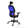Chaise de Bureau Piqueras y Crespo 3D036G1 Bleu Marron