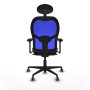 Office Chair Piqueras y Crespo 3D036G1 Blue Dark brown