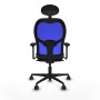 Chaise de Bureau Piqueras y Crespo 3D036N1 Bleu Vert pétrole