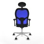 Office Chair Piqueras y Crespo 3D086N1 Blue Petroleum green