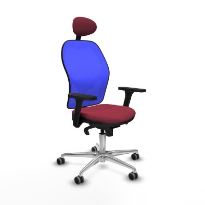 Chaise de Bureau Piqueras y Crespo 3D086G1 Bordeaux