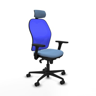 Chaise de Bureau Piqueras y Crespo 3D036N2 Bleu ciel