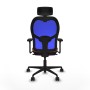 Chaise de Bureau Piqueras y Crespo 3D036N2 Bleu Marron