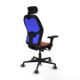Chaise de Bureau Piqueras y Crespo 3D036G2 Bleu Marron