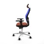 Chaise de Bureau Piqueras y Crespo 3D086N2 Bleu Marron