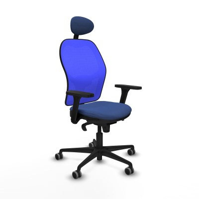 Chaise de Bureau Piqueras y Crespo 3D036G1 Blue marine