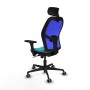 Chaise de Bureau Piqueras y Crespo 3D036G2 Turquoise