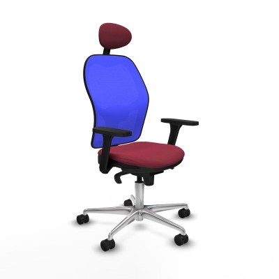 Chaise de Bureau Piqueras y Crespo 3D086N1 Bordeaux