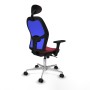Chaise de Bureau Piqueras y Crespo 3D086N1 Bordeaux