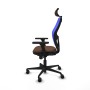 Chaise de Bureau Piqueras y Crespo 3D036N2 Bleu Brun foncé