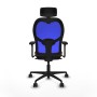Office Chair Piqueras y Crespo 3D036N2 Blue Dark brown