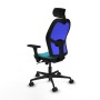 Office Chair Piqueras y Crespo 3D036N2 Turquoise