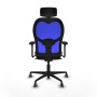 Chaise de Bureau Piqueras y Crespo 3D036G2 Bleu Brun foncé