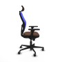 Chaise de Bureau Piqueras y Crespo 3D036G2 Bleu Brun foncé