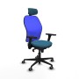 Chaise de Bureau Piqueras y Crespo 3D036G2 Bleu Vert pétrole