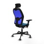 Chaise de Bureau Piqueras y Crespo 3D036G2 Bleu Vert pétrole