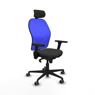Chaise de Bureau Piqueras y Crespo 3D036G2 Noir