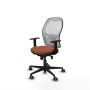 Chaise de Bureau Piqueras y Crespo 1D036G0 Blanc Marron