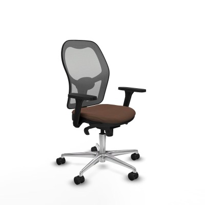 Chaise de Bureau Piqueras y Crespo 3D086N0 Gris Brun foncé