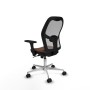 Chaise de Bureau Piqueras y Crespo 3D086N0 Gris Brun foncé
