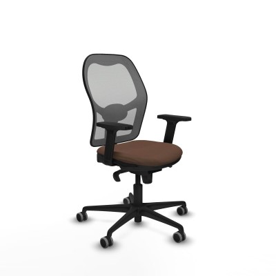 Chaise de Bureau Piqueras y Crespo 2D036G0 Gris Brun foncé