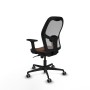 Chaise de Bureau Piqueras y Crespo 2D036G0 Gris Brun foncé