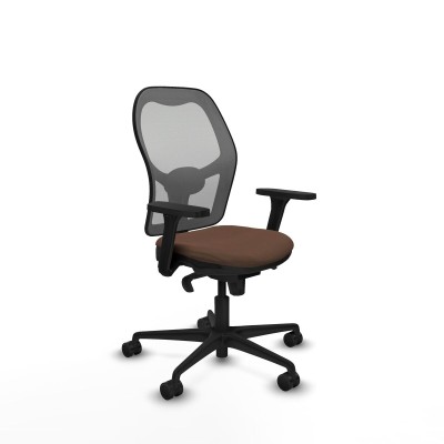 Chaise de Bureau Piqueras y Crespo 3D036N0 Gris Brun foncé