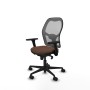 Chaise de Bureau Piqueras y Crespo 3D036N0 Gris Brun foncé