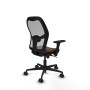 Chaise de Bureau Piqueras y Crespo 3D036N0 Gris Brun foncé