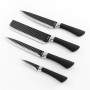 Ensemble de Couteaux Black Shark Swiss·Q Namiutsu InnovaGoods Noir Acier inoxydable 4 Pièces (4 Unités) (Reconditionné A)
