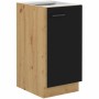 Meuble de cuisine Noir 40 cm