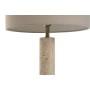 Desk lamp Home ESPRIT Beige Linen Marble 35 x 35 x 72 cm