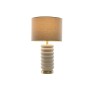Desk lamp Home ESPRIT Beige Golden